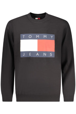 TOMMY HILFIGER FELPA SENZA ZIP UOMO NERO