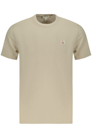 CALVIN KLEIN T-SHIRT MANICHE CORTE UOMO BEIGE