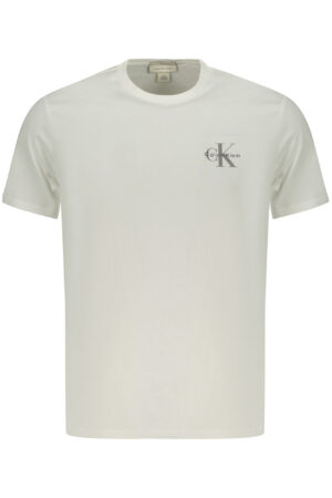 CALVIN KLEIN T-SHIRT MANICHE CORTE UOMO BIANCO
