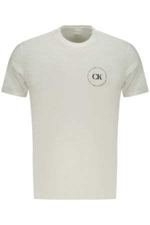 CALVIN KLEIN T-SHIRT MANICHE CORTE UOMO BIANCO