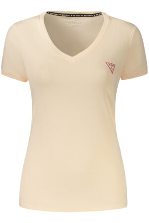GUESS JEANS T-SHIRT MANICHE CORTE DONNA ROSA