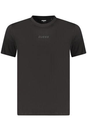 GUESS JEANS T-SHIRT MANICHE CORTE UOMO NERO