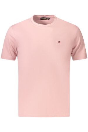 NAPAPIJRI T-SHIRT MANICHE CORTE UOMO ROSA