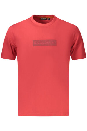 NAPAPIJRI T-SHIRT MANICHE CORTE UOMO ROSSO
