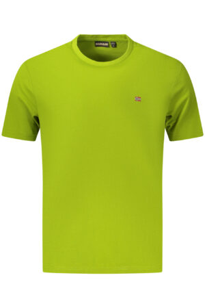 NAPAPIJRI T-SHIRT MANICHE CORTE UOMO VERDE