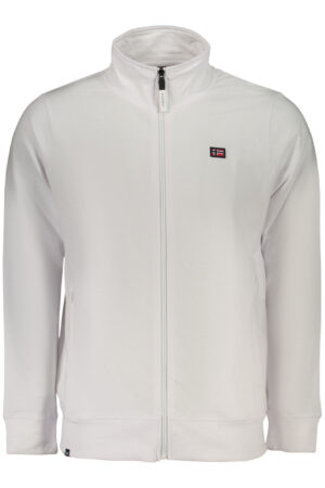 NORWAY 1963 FELPA CON ZIP UOMO BIANCO