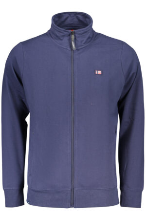 NORWAY 1963 FELPA CON ZIP UOMO BLU