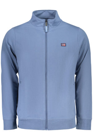 NORWAY 1963 FELPA CON ZIP UOMO BLU