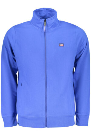 NORWAY 1963 FELPA CON ZIP UOMO BLU