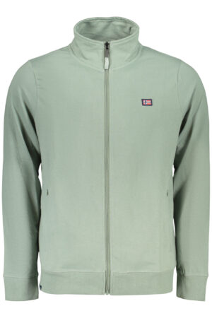 NORWAY 1963 FELPA CON ZIP UOMO VERDE