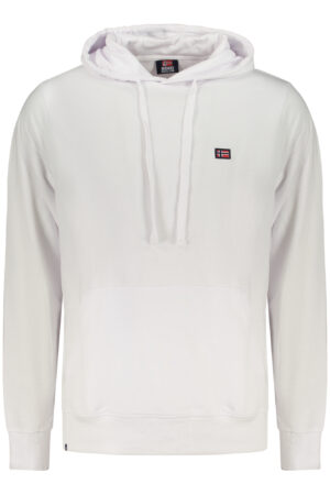 NORWAY 1963 FELPA SENZA ZIP UOMO BIANCO