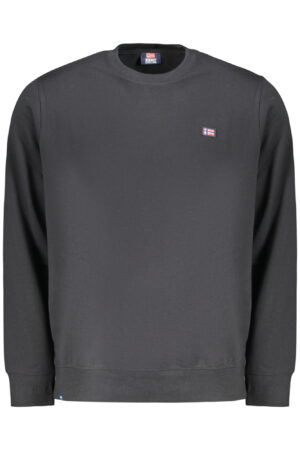 NORWAY 1963 FELPA SENZA ZIP UOMO NERO