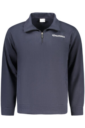 SUPERGA FELPA SENZA ZIP UOMO BLU