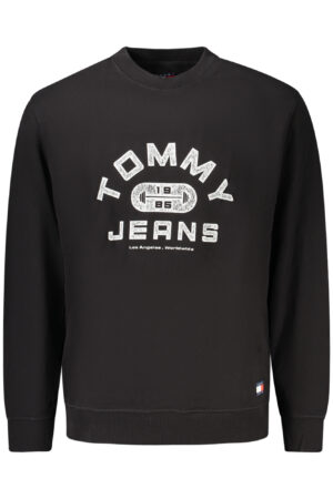 TOMMY HILFIGER FELPA SENZA ZIP UOMO NERO