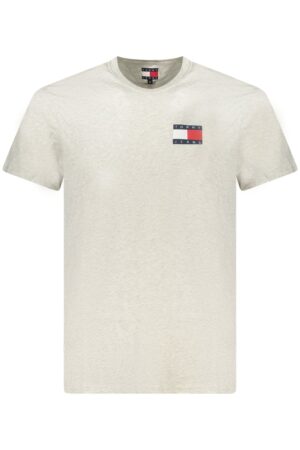 TOMMY HILFIGER T-SHIRT MANICHE CORTE UOMO GRIGIO
