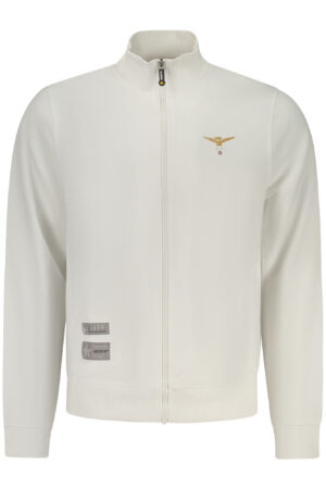 ACCADEMIA MILITARE FELPA CON ZIP UOMO BIANCO