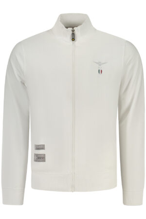ACCADEMIA MILITARE FELPA CON ZIP UOMO BIANCO