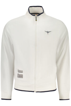 ACCADEMIA MILITARE FELPA CON ZIP UOMO BIANCO