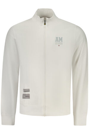 ACCADEMIA MILITARE FELPA CON ZIP UOMO BIANCO