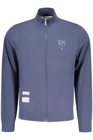 ACCADEMIA MILITARE FELPA CON ZIP UOMO BLU