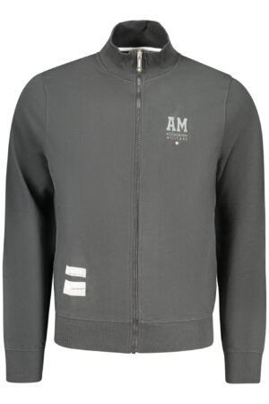 ACCADEMIA MILITARE FELPA CON ZIP UOMO NERO