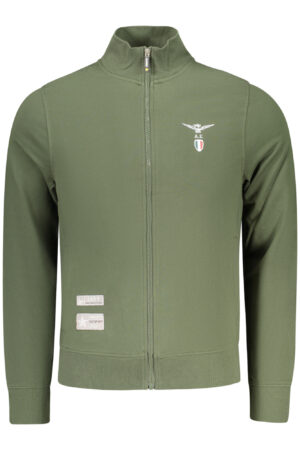 ACCADEMIA MILITARE FELPA CON ZIP UOMO VERDE
