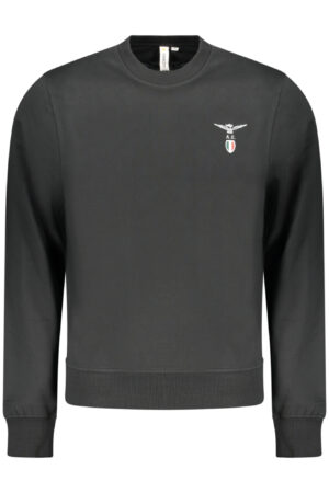 ACCADEMIA MILITARE FELPA SENZA ZIP UOMO NERO