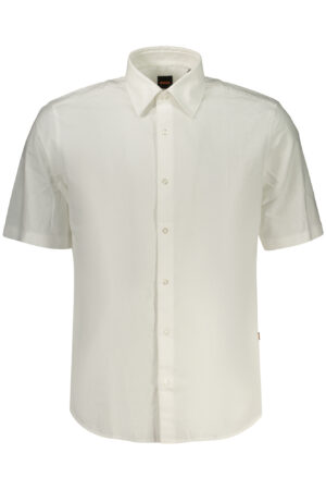 BOSS CAMICIA MANICHE CORTE UOMO BIANCO