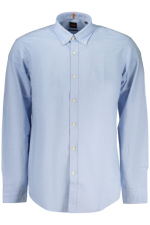 BOSS CAMICIA MANICHE LUNGHE UOMO AZZURRO