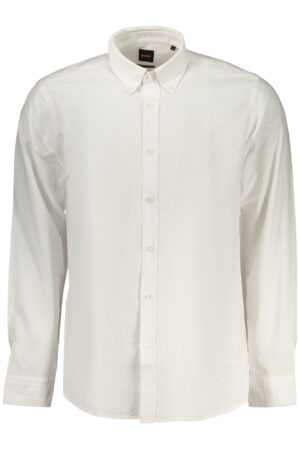 BOSS CAMICIA MANICHE LUNGHE UOMO BIANCO