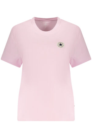 CONVERSE T-SHIRT MANICHE CORTE DONNA ROSA