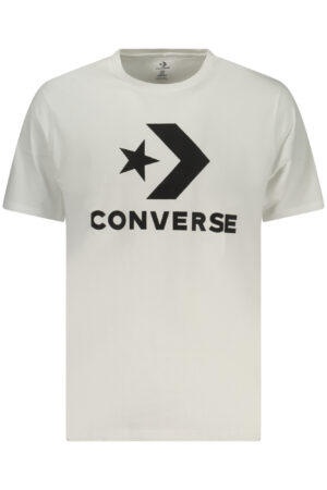CONVERSE T-SHIRT MANICHE CORTE UOMO BIANCO