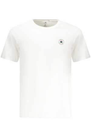 CONVERSE T-SHIRT MANICHE CORTE UOMO BIANCO