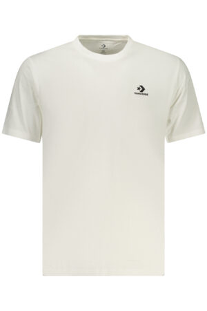 CONVERSE T-SHIRT MANICHE CORTE UOMO BIANCO