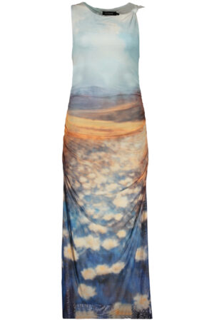 DESIGUAL ABITO LUNGO DONNA AZZURRO