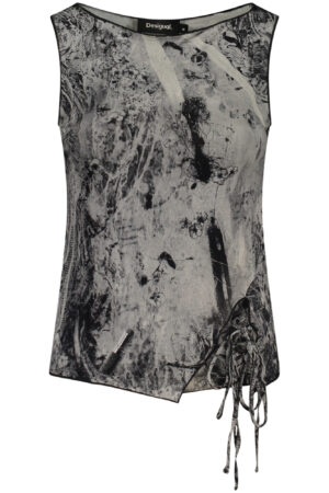 DESIGUAL CANOTTA DONNA NERO