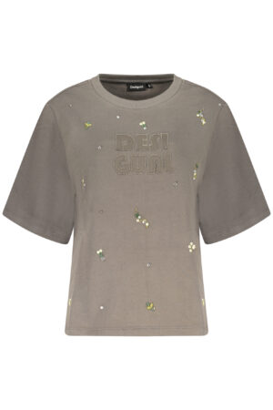 DESIGUAL FELPA SENZA ZIP DONNA GRIGIO