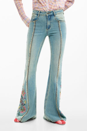 DESIGUAL JEANS DENIM DONNA AZZURRO