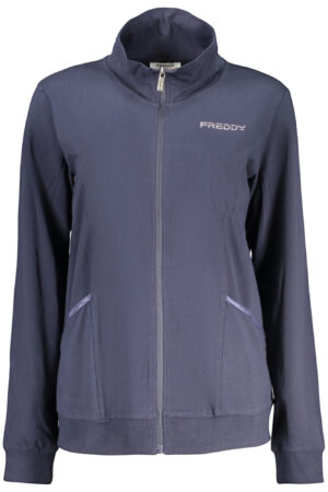 FREDDY FELPA CON ZIP DONNA BLU