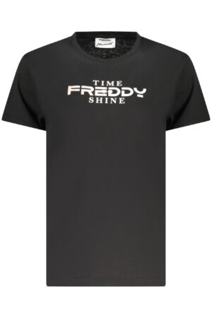 FREDDY T-SHIRT MANICHE CORTE DONNA NERO