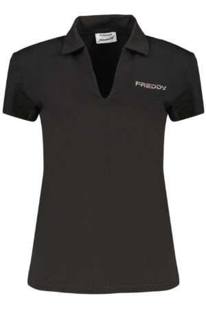 FREDDY T-SHIRT MANICHE CORTE DONNA NERO