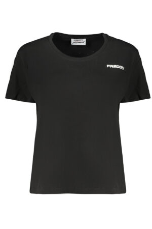 FREDDY T-SHIRT MANICHE CORTE DONNA NERO