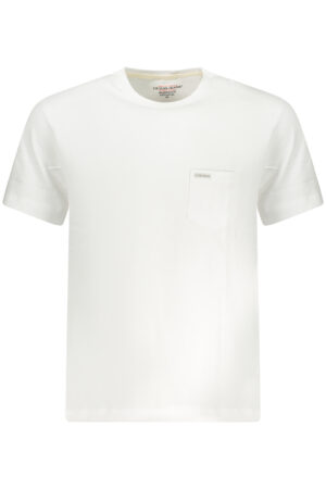GUESS JEANS T-SHIRT MANICHE CORTE UOMO BIANCO