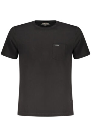 GUESS JEANS T-SHIRT MANICHE CORTE UOMO NERO