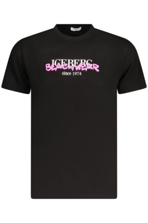 ICEBERG T-SHIRT MANICHE CORTE UOMO NERO