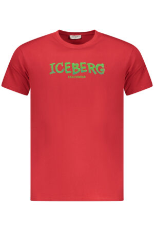 ICEBERG T-SHIRT MANICHE CORTE UOMO ROSSO