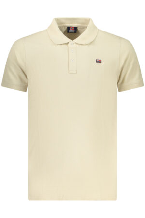 NORWAY 1963 POLO MANICHE CORTE UOMO BEIGE