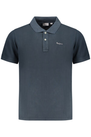 PEPE JEANS POLO MANICHE CORTE UOMO BLU