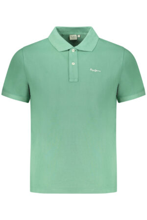 PEPE JEANS POLO MANICHE CORTE UOMO VERDE