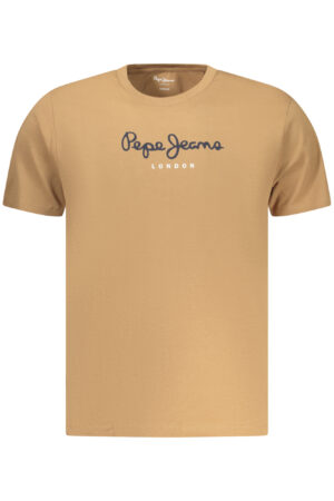 PEPE JEANS T-SHIRT MANICHE CORTE UOMO MARRONE